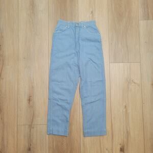 Vintage 70s Wrangler Blue Bell Ankle Jeans Womens 25 (Sz 2) Waist Cropped USA